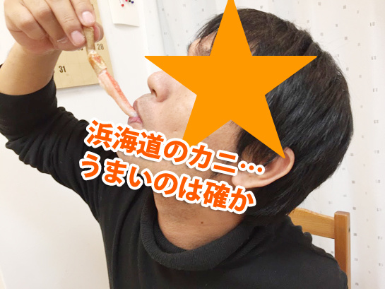 浜海道のカニ・ガチにうまい・実食感想レビュー